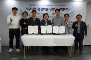 성동·성북·동대문구 푸드뱅크·마켓, 기부활성화를 위한 협약 체결