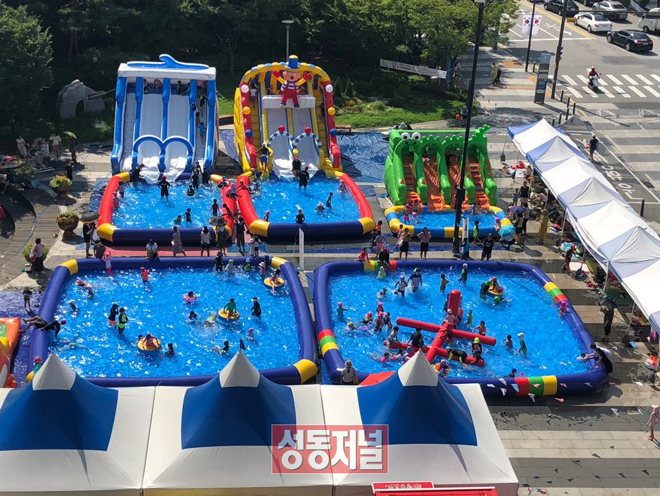 2019년 왕십리 광장에서 개최한 ‘성동왕국’ 운영모습
